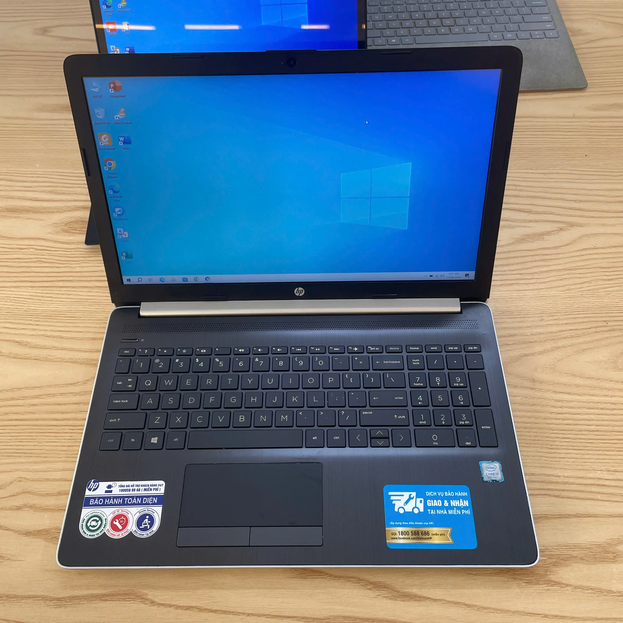 HP Laptop 15-da0xxx Core i5-8250U/ Ram 8GB/ SSD 128GB/ 15.6" Full HD