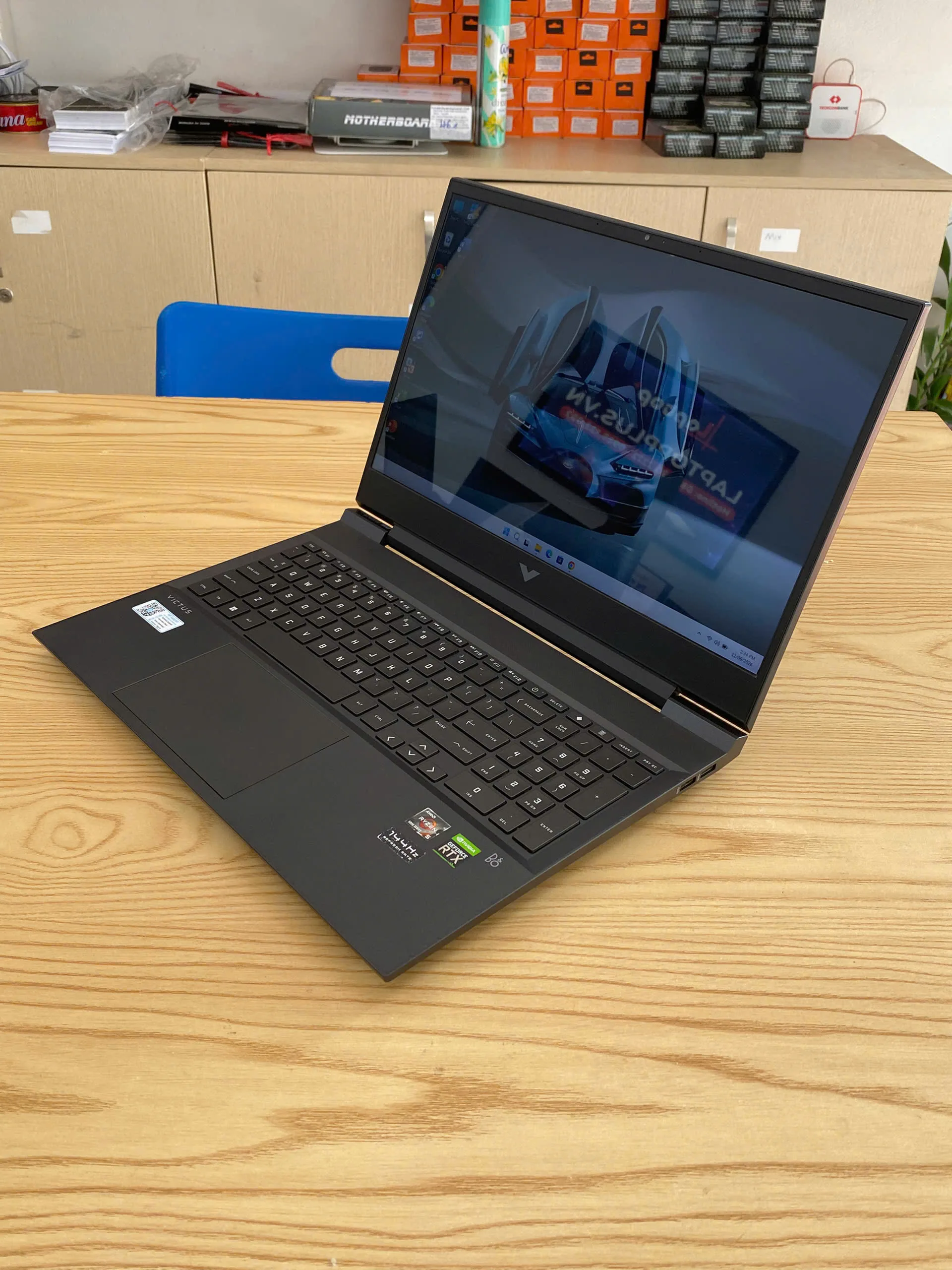 HP Victus 16-D0298TX core I5-11400H/Ram 8GB/SSD 512GB/Card 1650/màn 15.6"