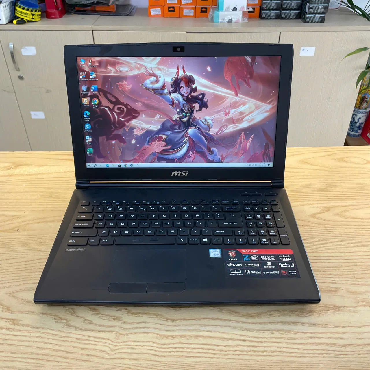 MSI GL62 7QF Core i5-7300HQ/ Ram 8GB/ Ssd 256GB/ GTX 1050/ Màn hình 15.6" Full HD