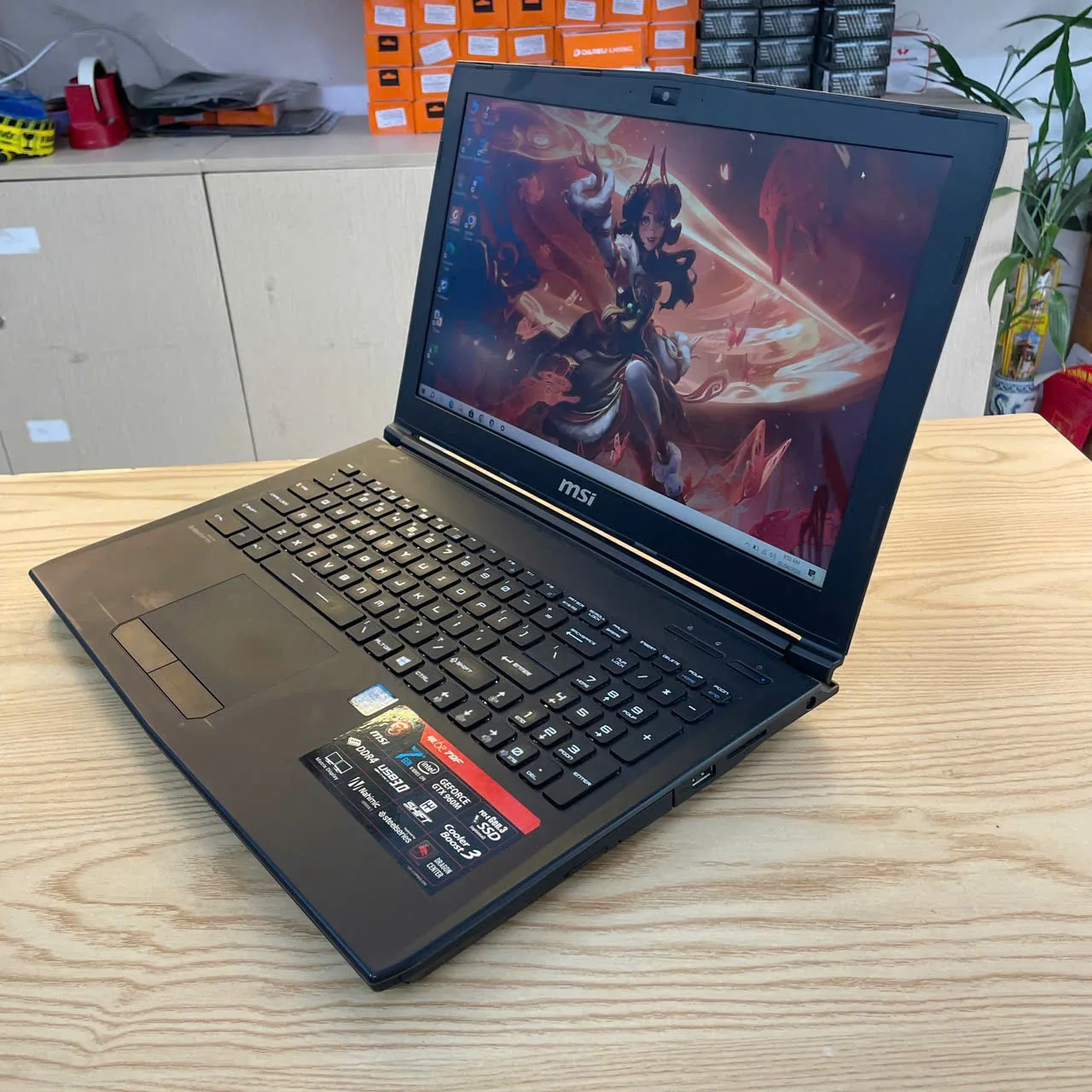 MSI GL62 7QF Core i5-7300HQ/ Ram 8GB/ Ssd 256GB/ GTX 1050/ Màn hình 15.6" Full HD
