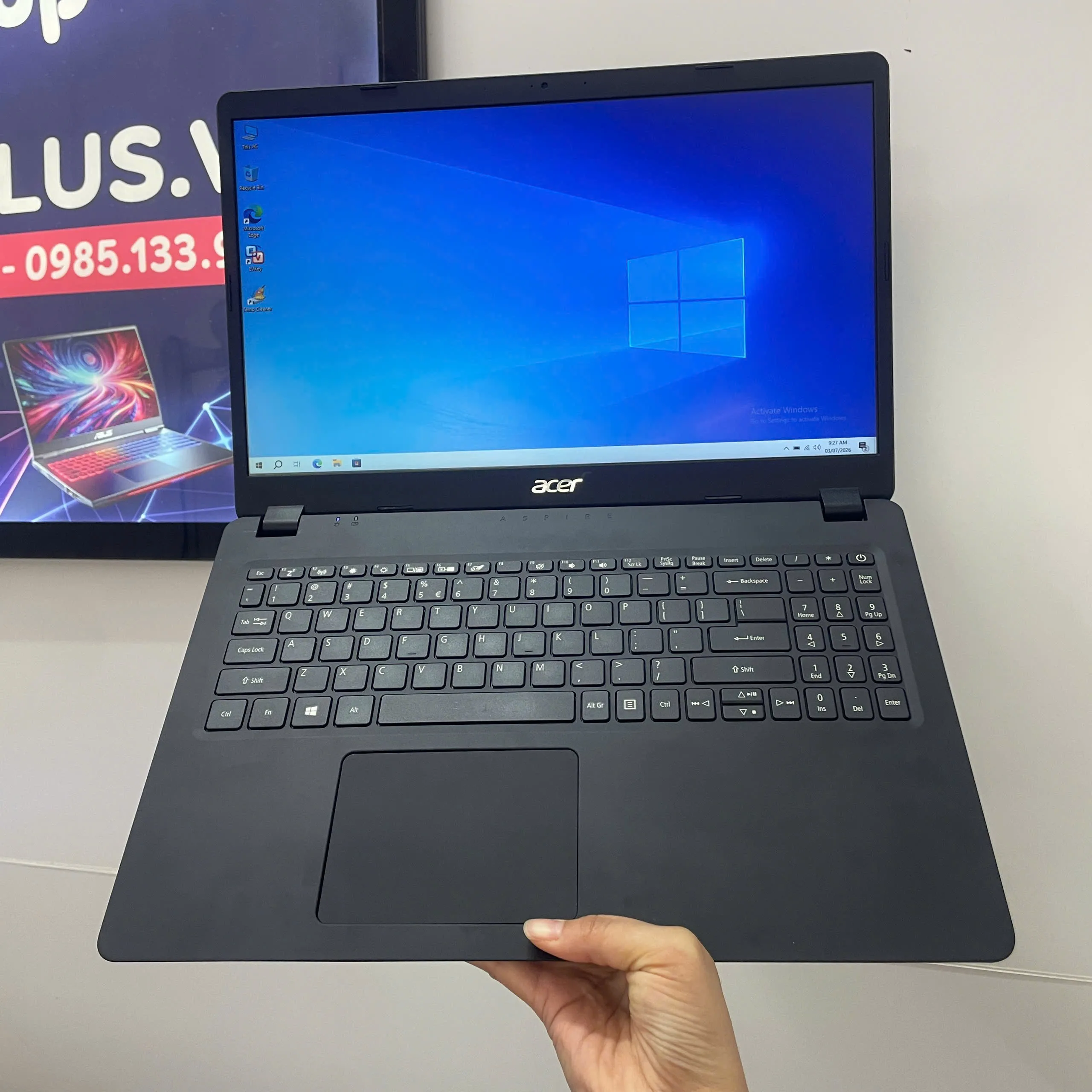 Acer Aspire A315 core i5-1035G1/Ram 8GB/SSD 256GB/Màn hình 15.6"
