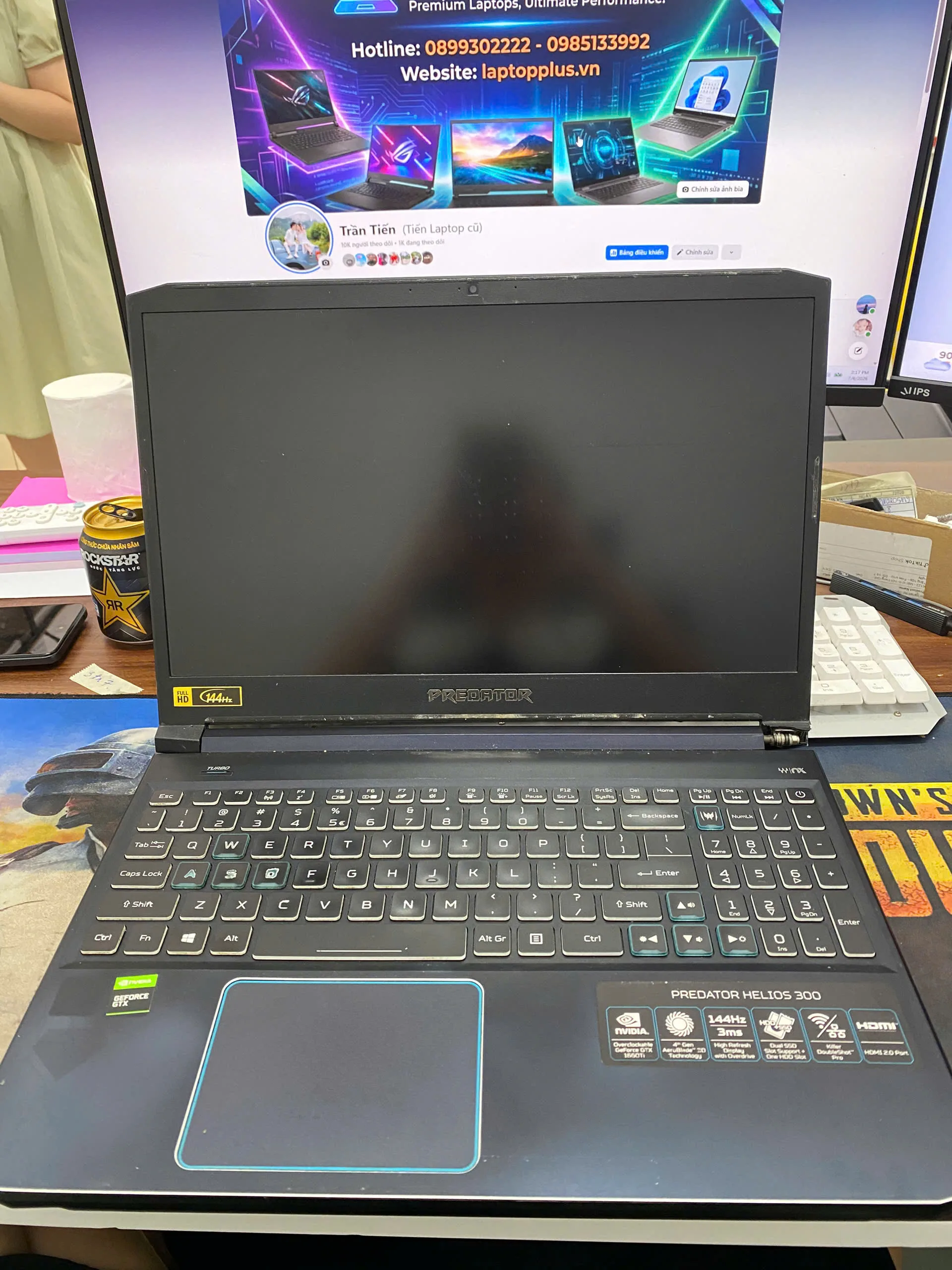 Acer Predator i7-9750H/ Card GTX 1660Ti