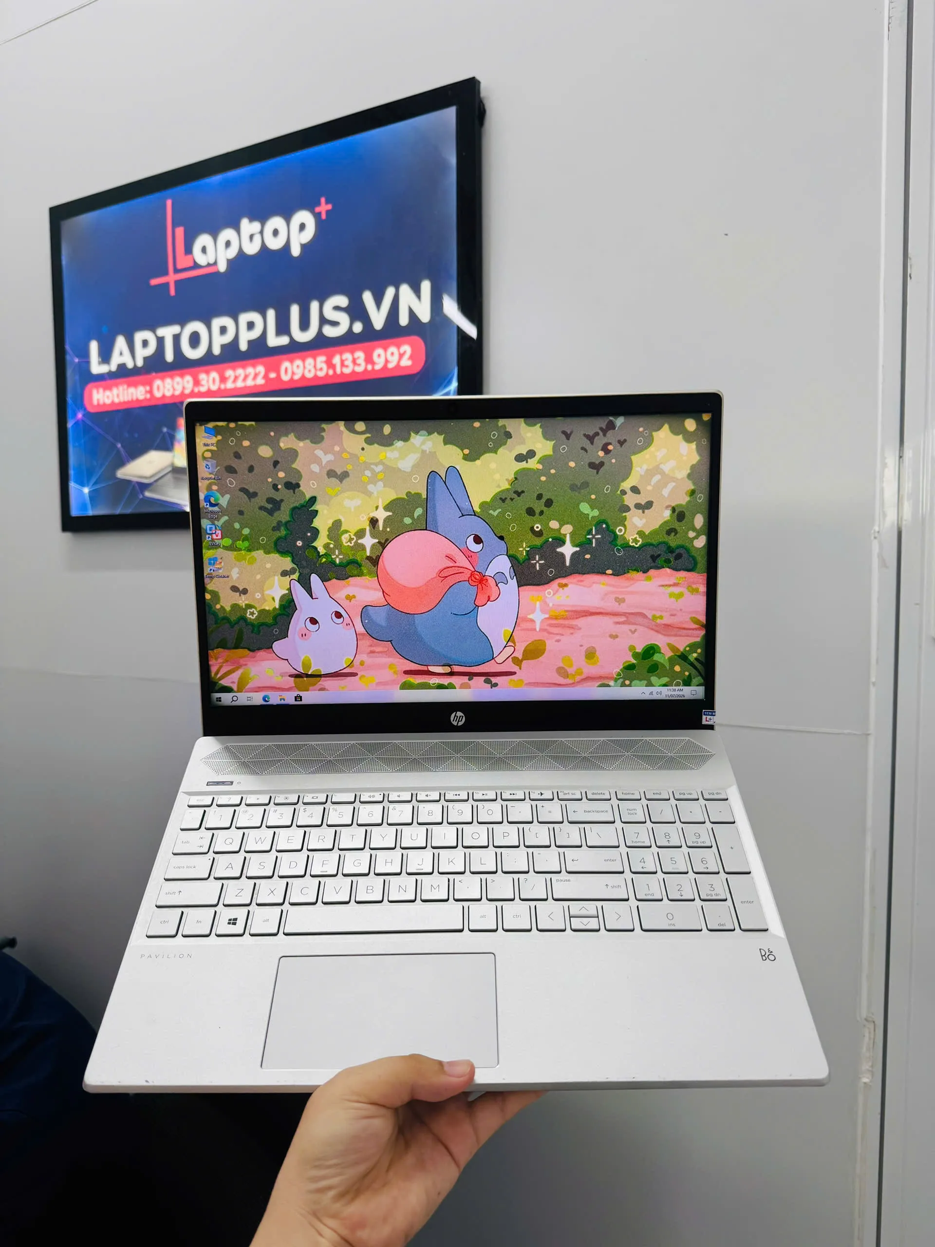 HP Pavilion 15-cs core i5-1035G1 ram 8gb ssd 256gb/Màn hình 15.6"