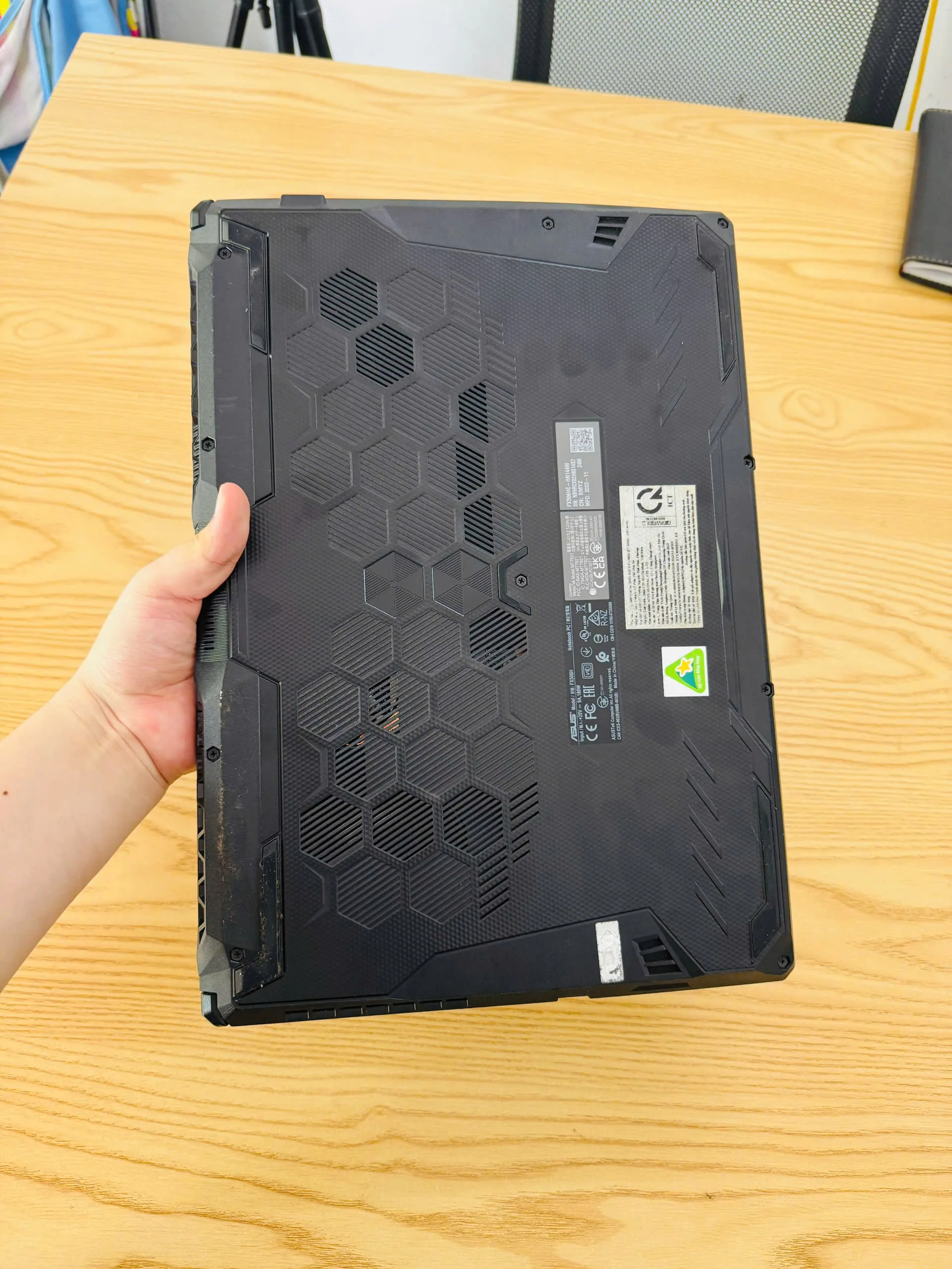 Asus TUF FX506 core i5-10300H ram 8gb ssd 512gb/Card 1650Ti/Màn hình 15.6"