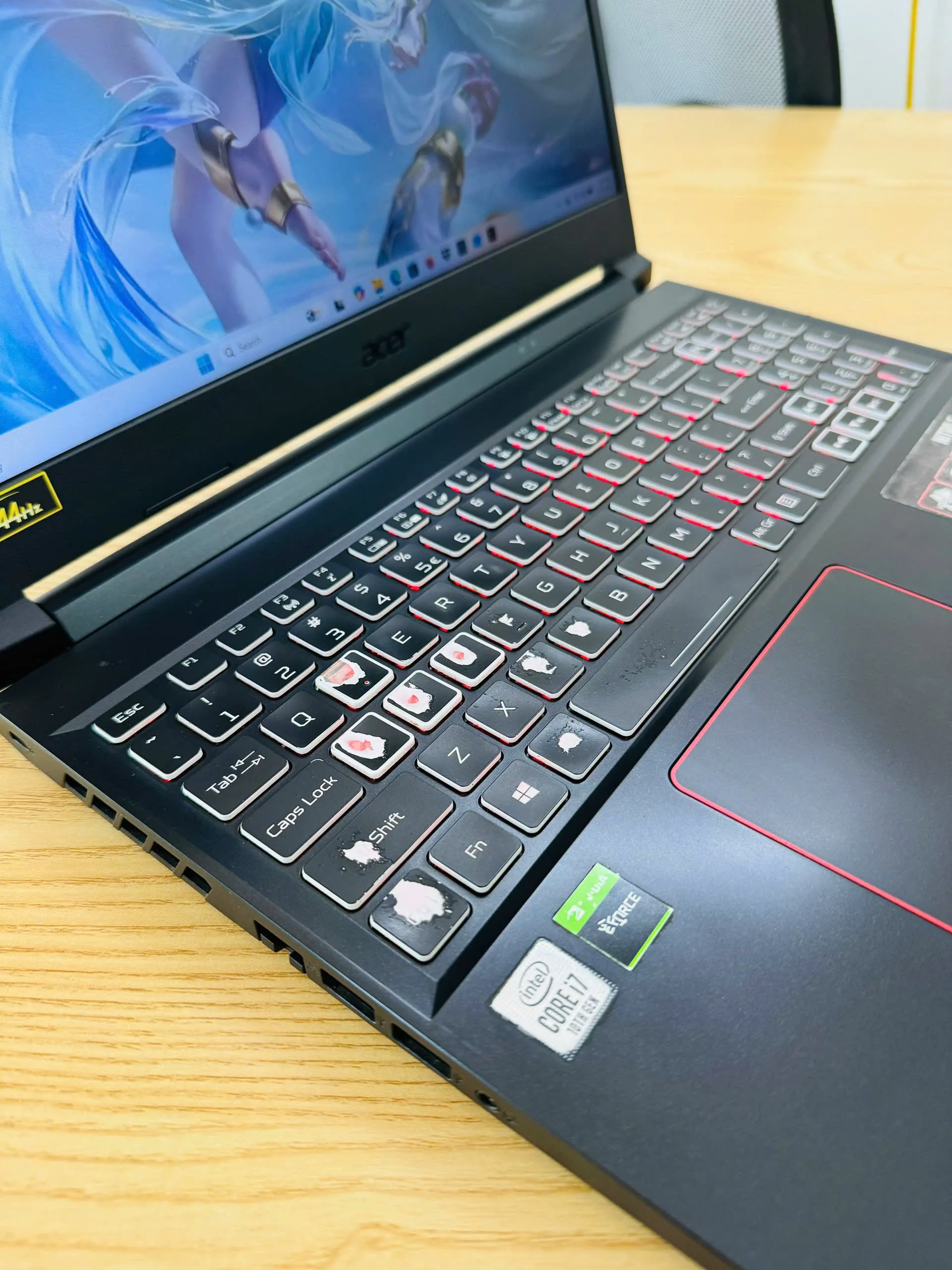 Acer Nitro AN515 core i7-10750H Ram 16GB SSD 512GB/card 1650ti/Màn hình 15.6" 144Hz