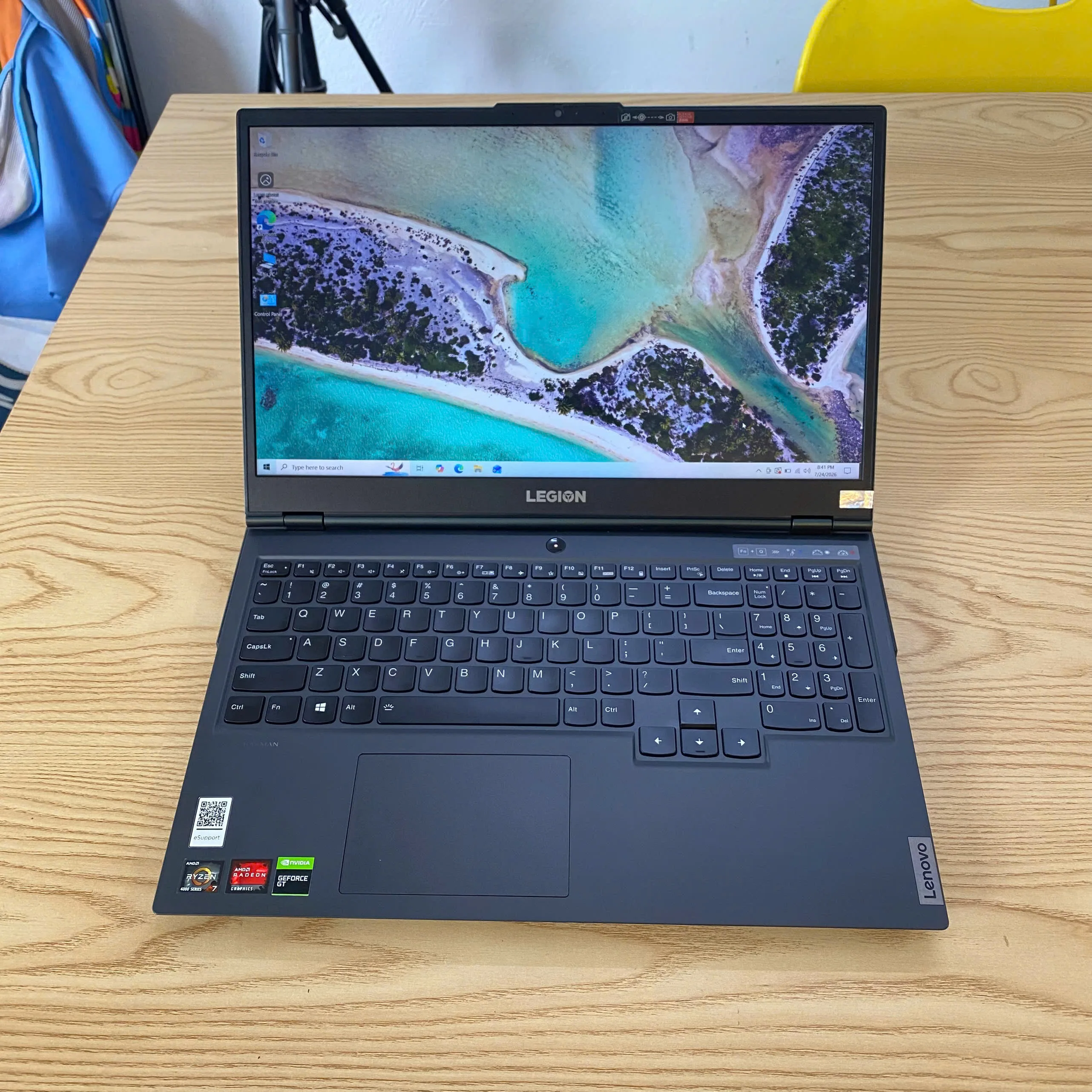 Lenovo Legion 5 AMD Ryzen 7-4800H ram 16 ssd 512/card 1660ti/màn 15.6"