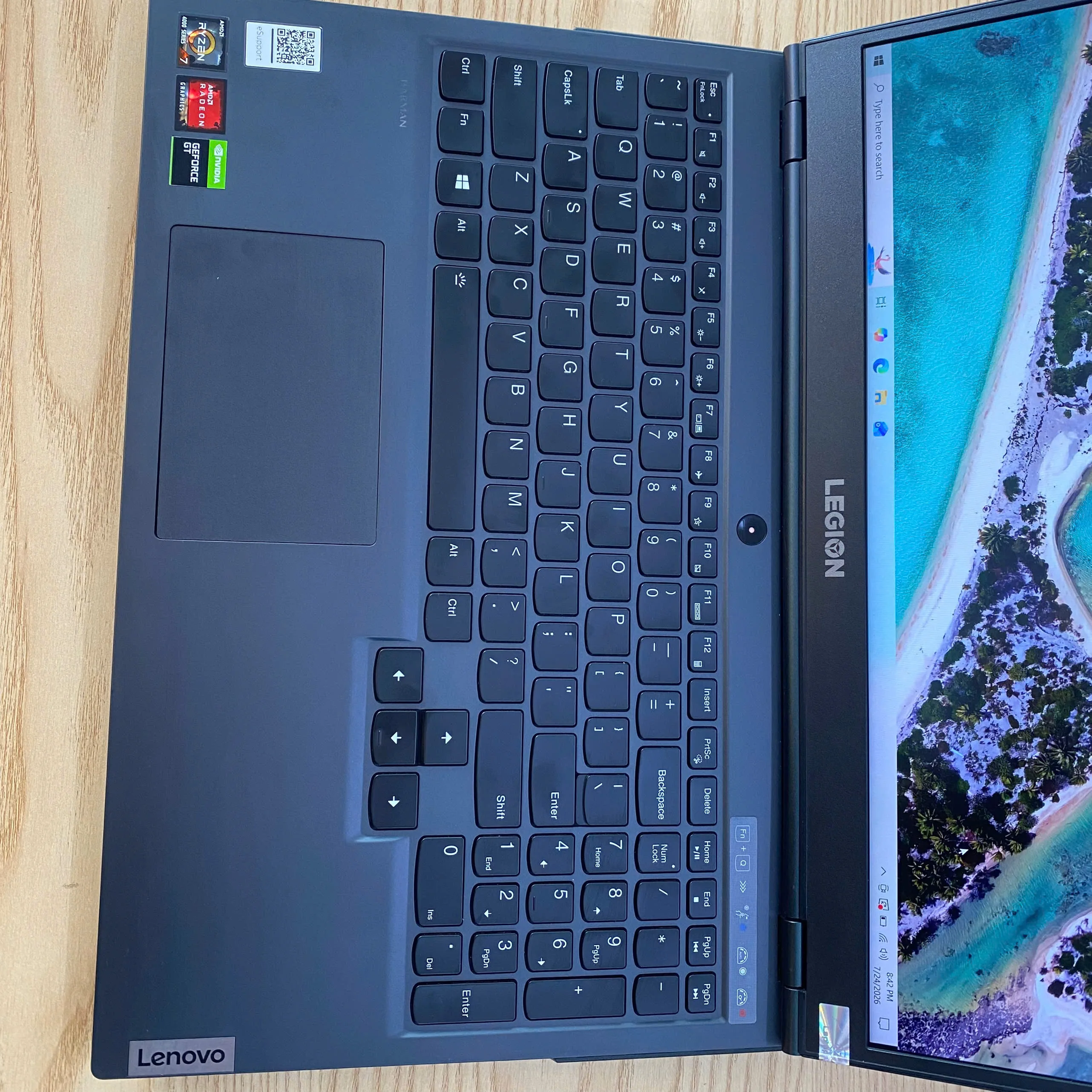Lenovo Legion 5 AMD Ryzen 7-4800H ram 16 ssd 512/card 1660ti/màn 15.6"