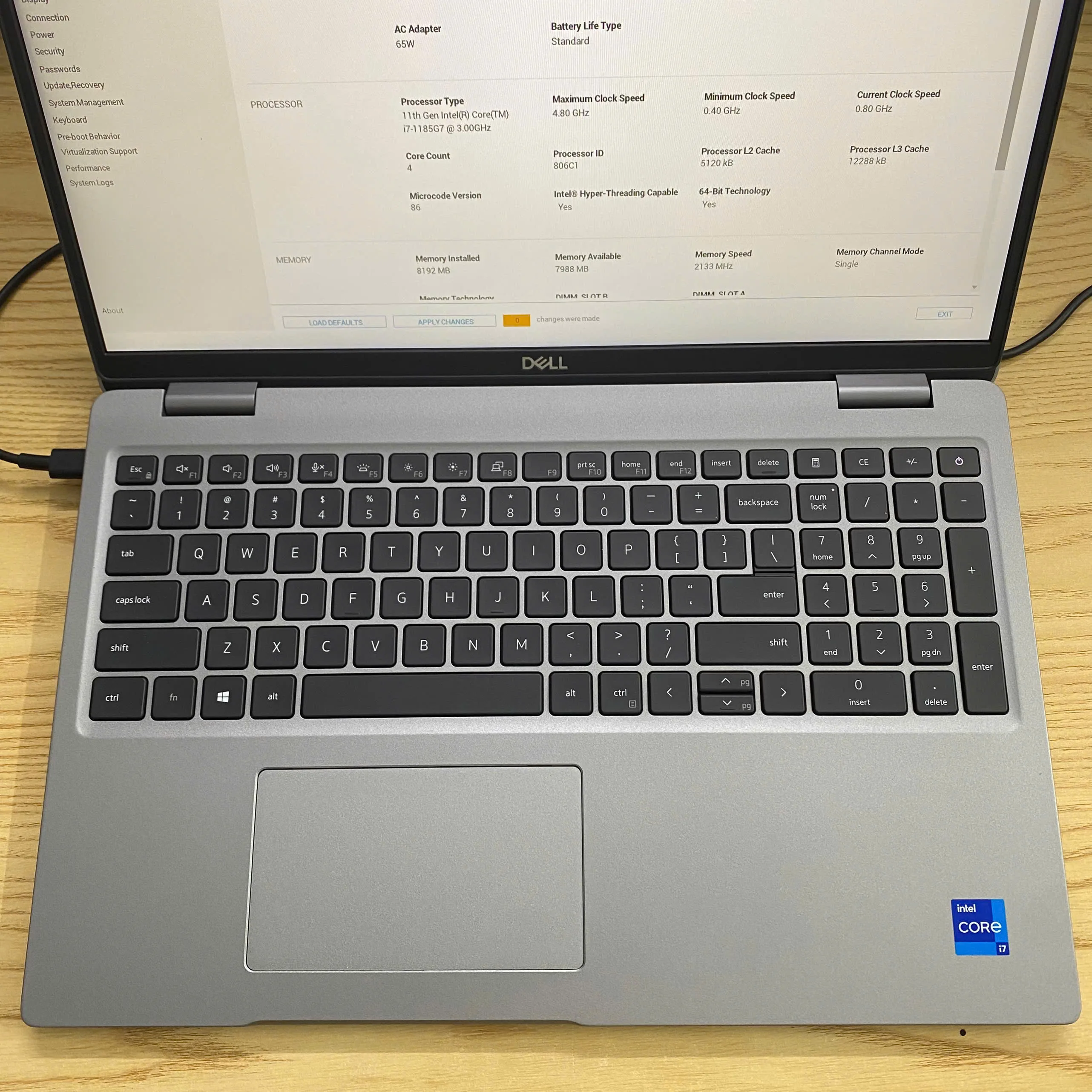Dell Latitude 5520 core i5-1135G7 ram 8gb ssd 256gb/Màn hình 15.6"