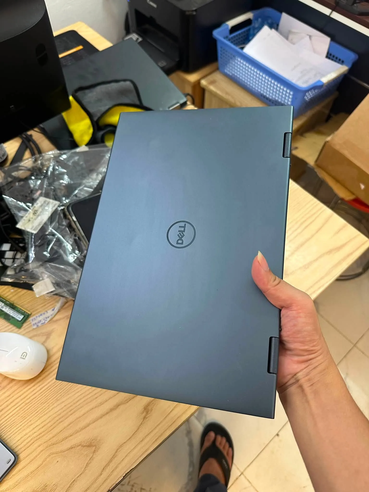 Dell inspiron 7415 2-in-1 Ryzen 5 5500u/Ram 8GB/SSD 256GB/màn 14"