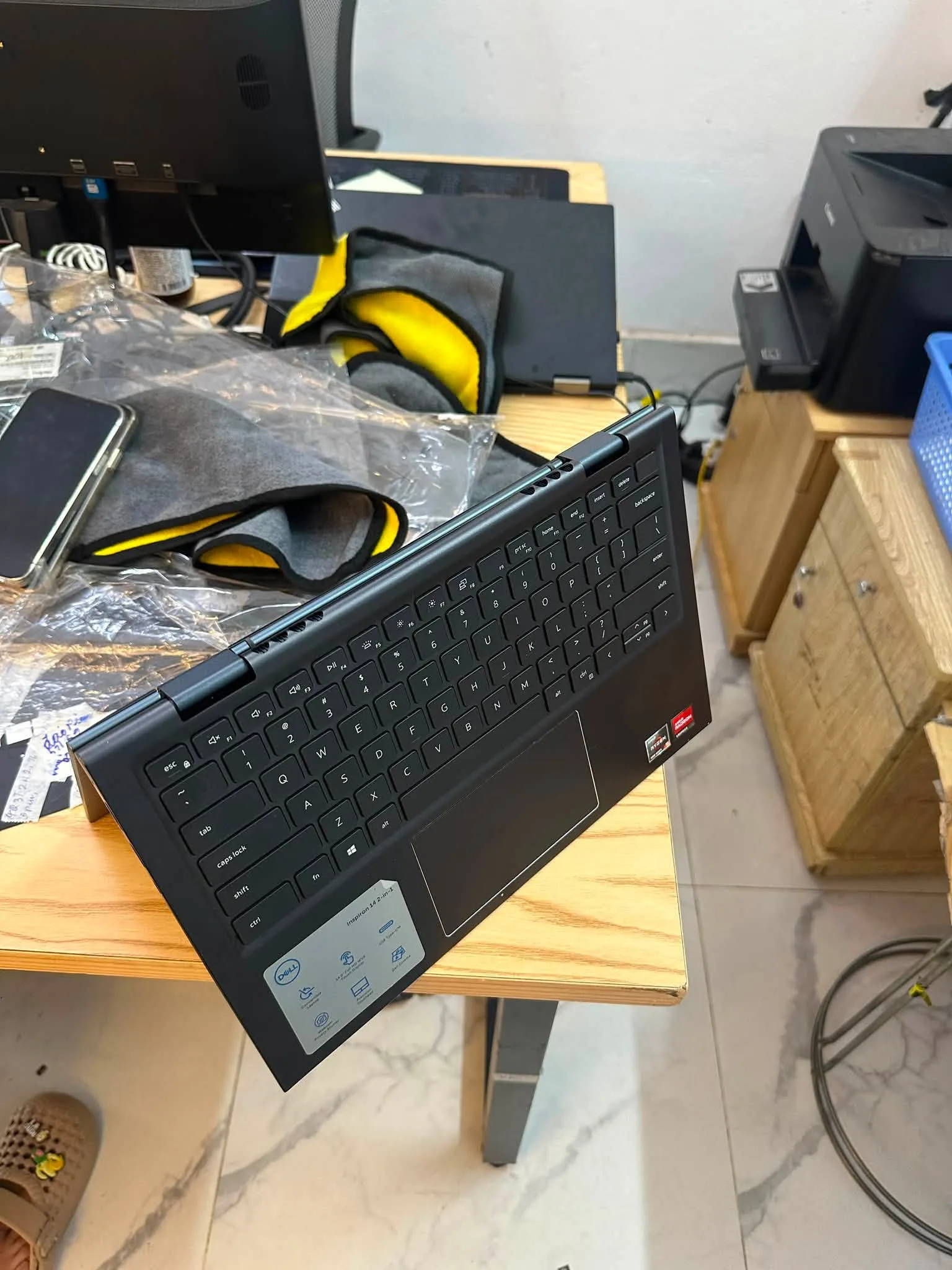 Dell inspiron 7415 2-in-1 Ryzen 5 5500u/Ram 8GB/SSD 256GB/màn 14"