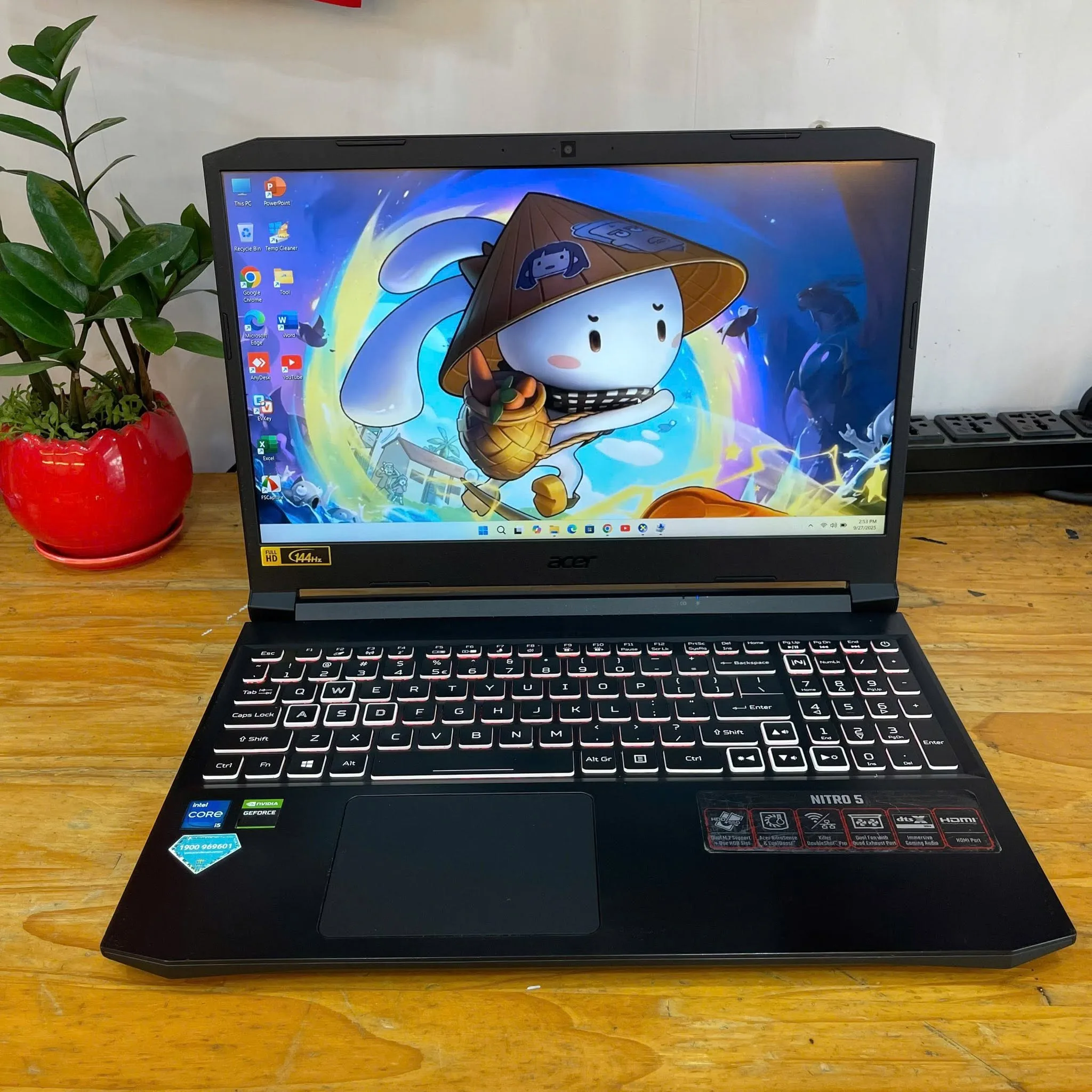 Acer A515-44 Ryzen 5-4600H ram 8gb ssd 256gb/gtx 1650/Màn hình 15.6"
