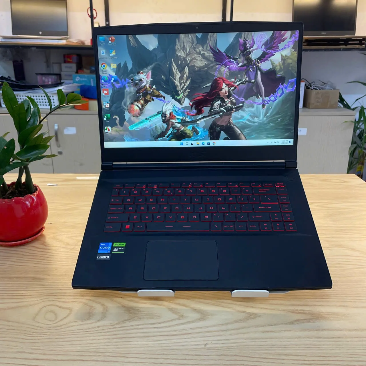 MSI GF63 thin 11sc core i5-11400H ram 8gb ssd 512gb/gtx 1650/Màn hình 15.6"
