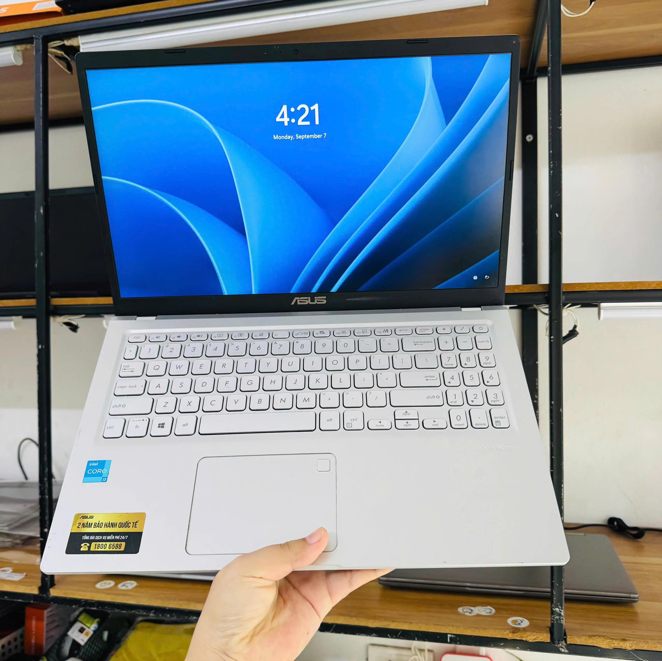 Asus X515EA core i3-1115G4 ram 4gb ssd 128gb/Màn hình 15.6"