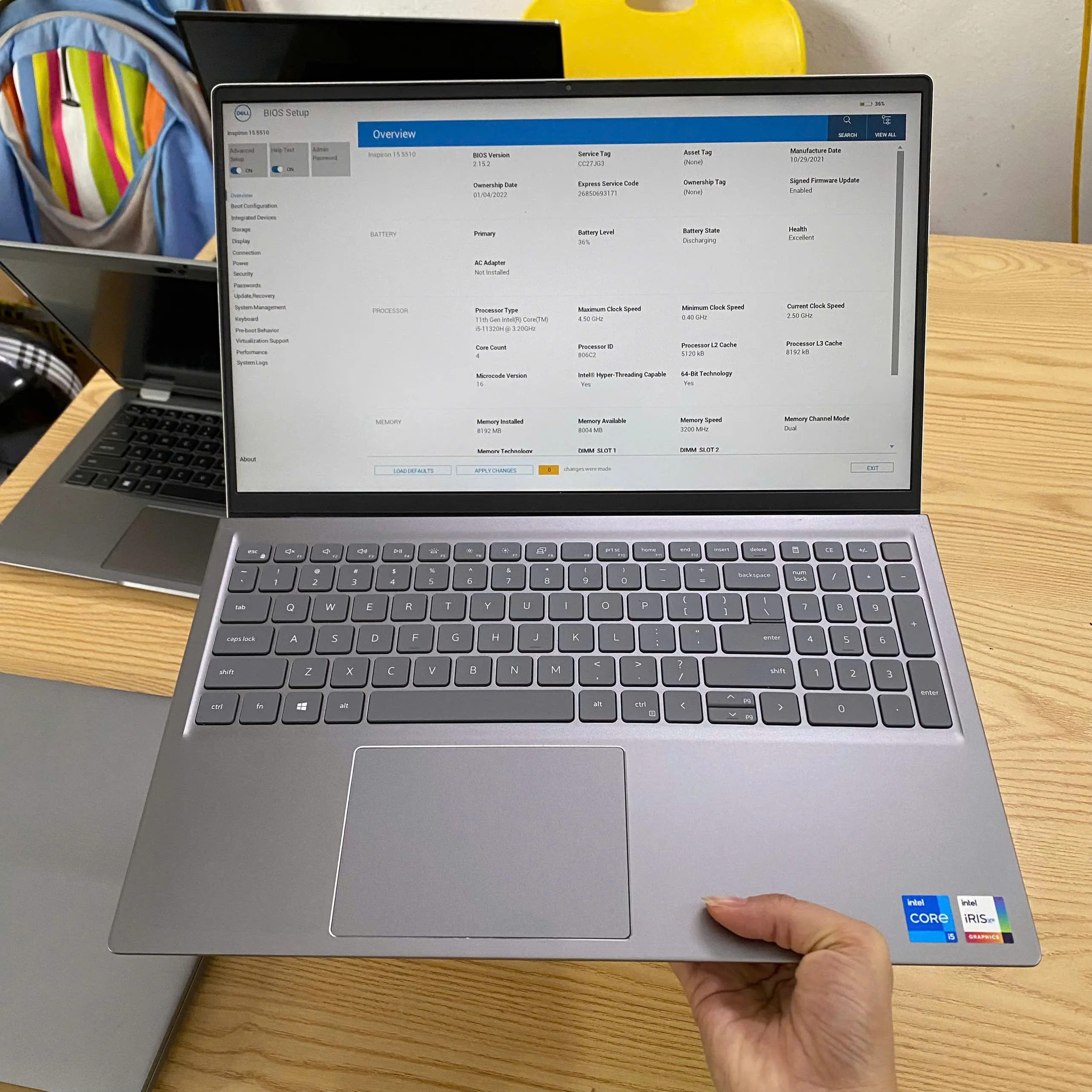 Dell Latitude 5510 core i7-10610U ram 8gb ssd 256gb/Màn hình 15.6"