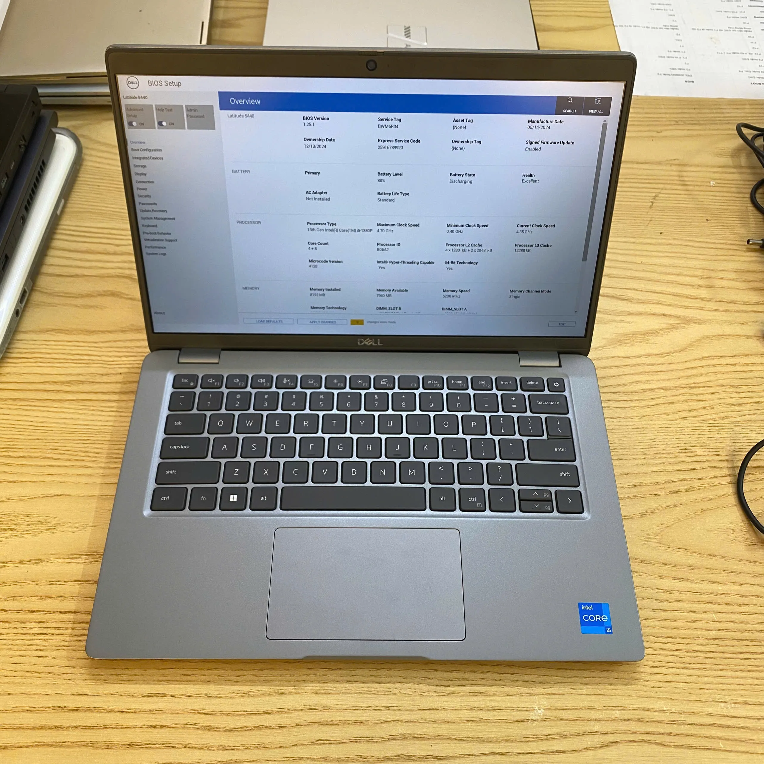 Dell Latitude 5440 core i7-1370P ram 8gb ssd 256gb/Màn hình 14"