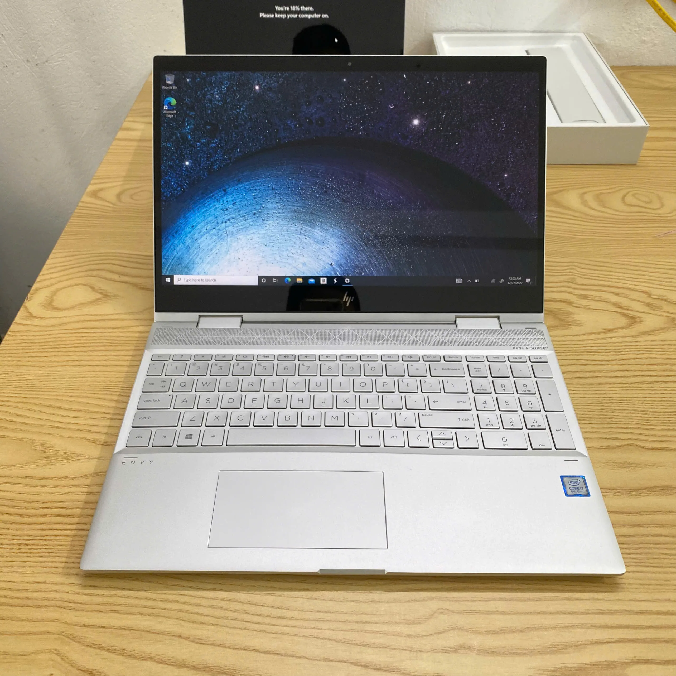 HP Envy x360 Convertible core i7-8565U Ram 16GB DDR4 | 256GB SSD | màn 15.6" cảm ứng xoay gập 360 2