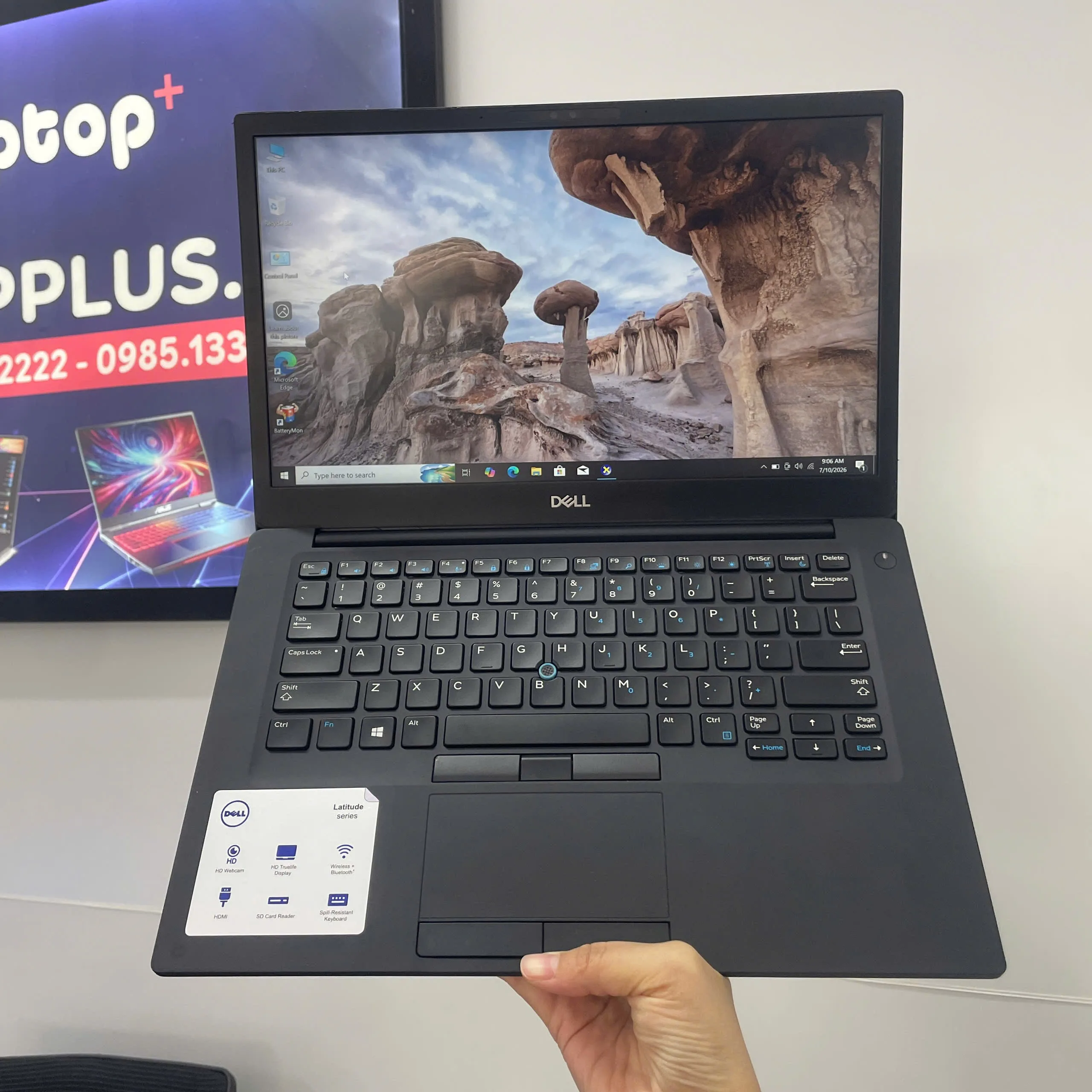 Dell Latitude 7490 core i7-8265u/Ram 8GB/SSD 256GB/14"FHD