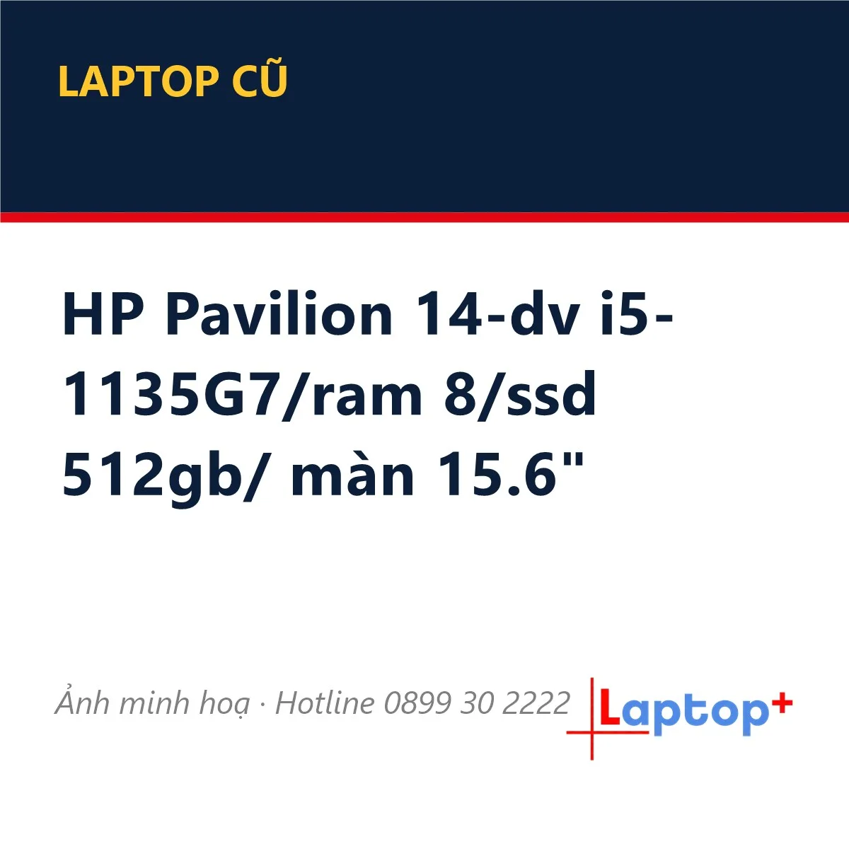 HP Pavilion 14-dv i5-1135G7/ram 8/ssd 512gb/ màn 15.6"