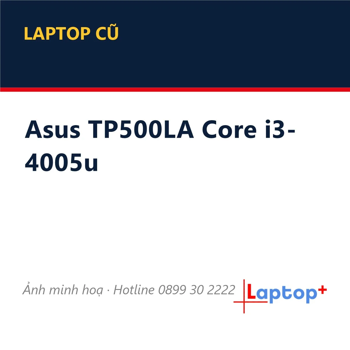 Asus TP500LA Core i3-4005u