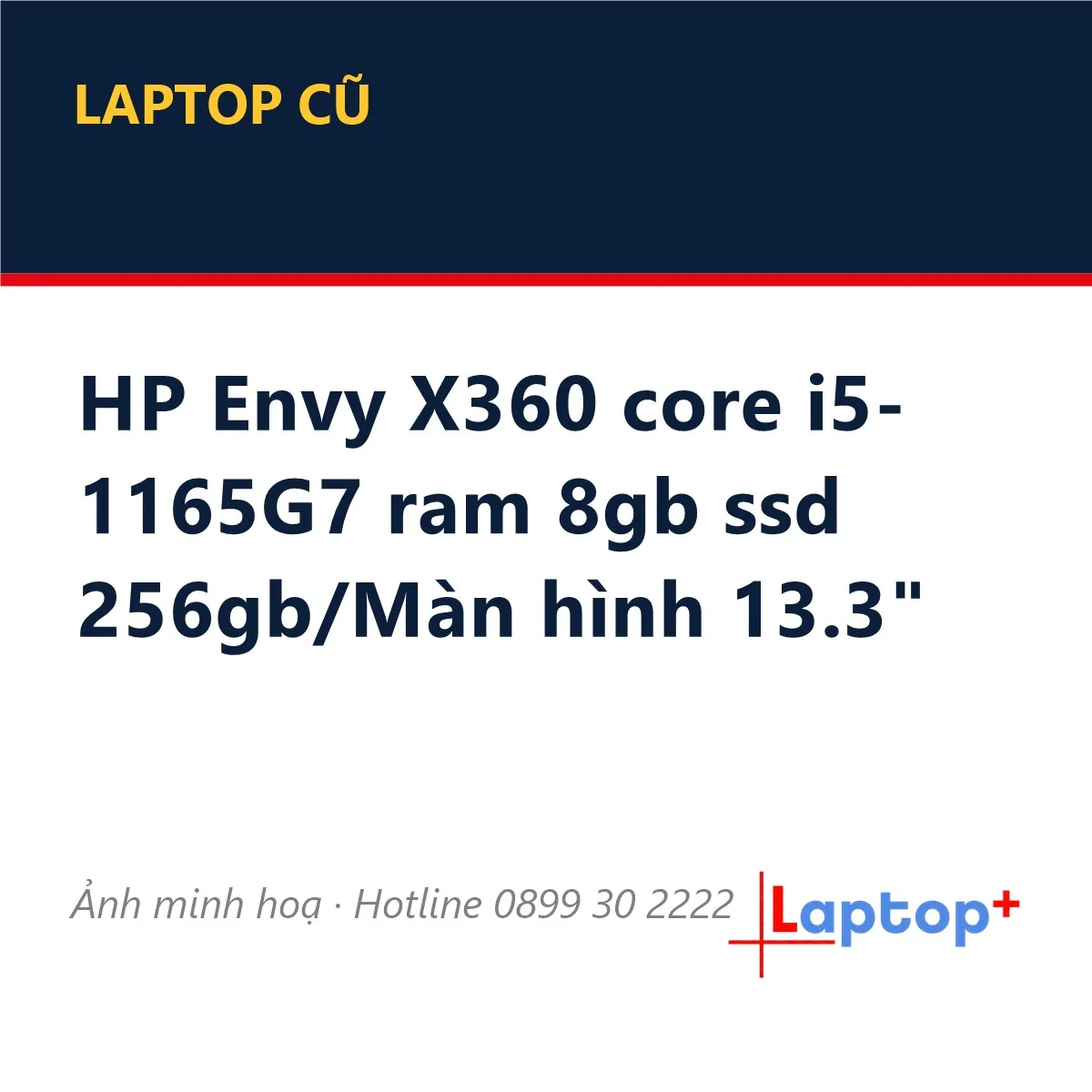 HP Envy X360 core i5-1165G7 ram 8gb ssd 256gb/Màn hình 13.3"