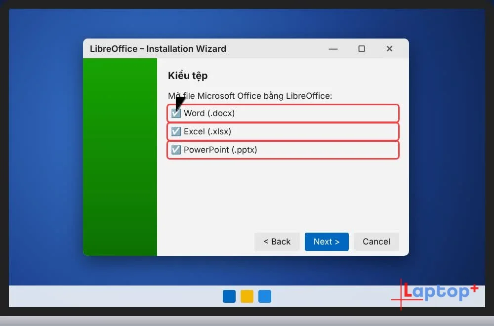 Bỏ tick Word, Excel, PowerPoint để giữ chương trình mở file mặc định