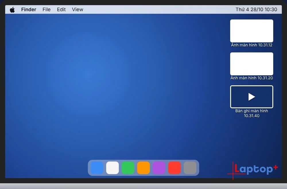 Ảnh chụp và video quay màn hình lưu trên Desktop MacBook