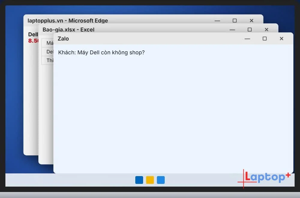 Nhiều cửa sổ đang mở cùng lúc trên Windows