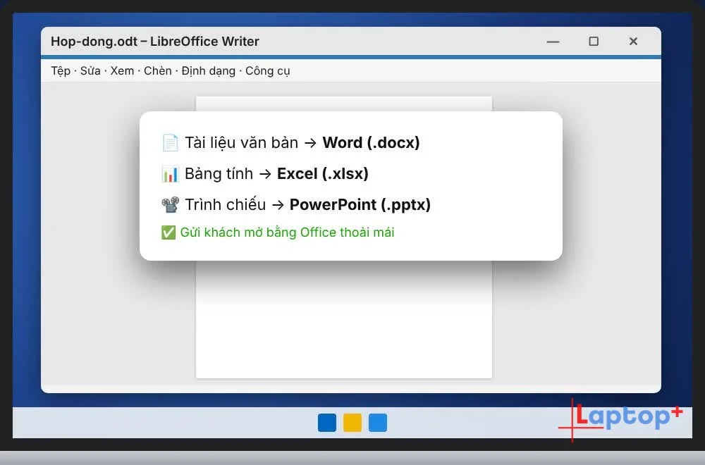 Bấm Ctrl + S lưu ra file Word .docx