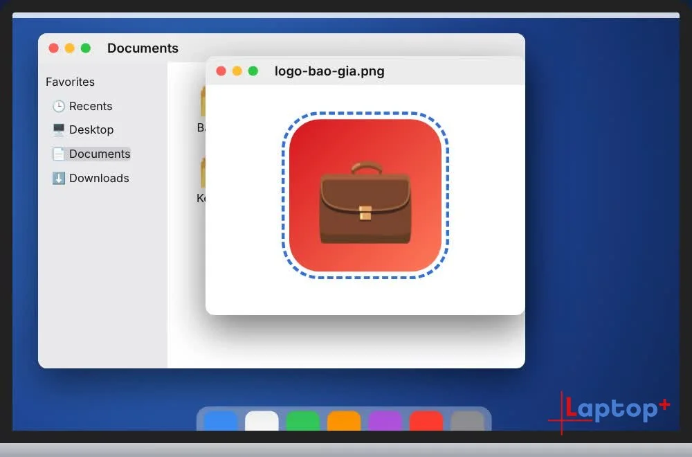 Bấm Command A và Command C copy ảnh trong Preview
