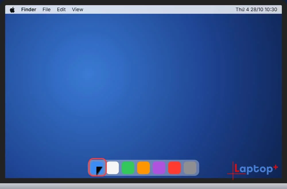 Biểu tượng Finder trên Dock MacBook