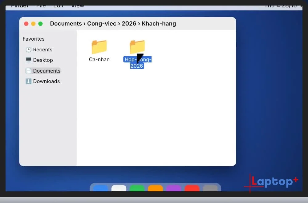 Chọn thư mục hay dùng trong Finder trên MacBook
