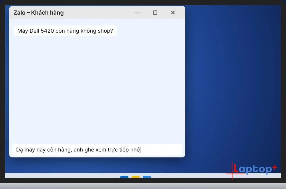 Nội dung được dán vào chỗ đang gõ