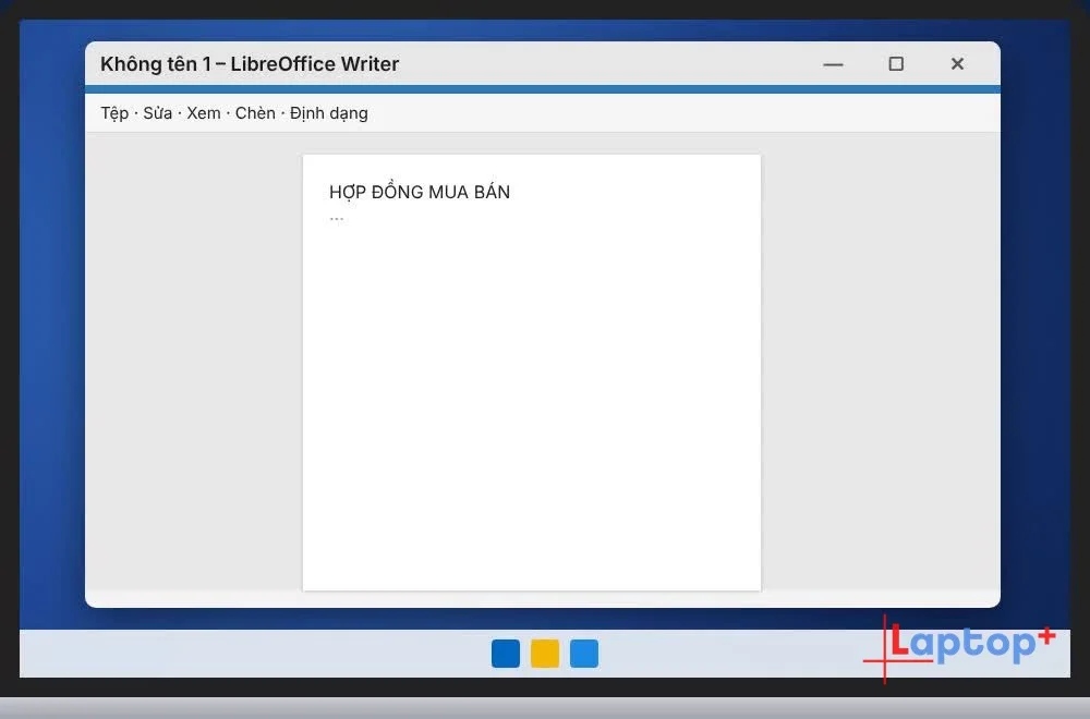LibreOffice Writer soạn văn bản thay Word