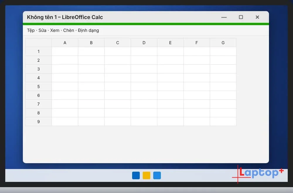 LibreOffice Calc làm bảng tính thay Excel