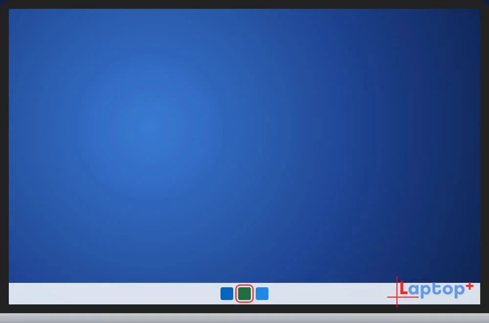 Biểu tượng ứng dụng vẫn nằm dưới taskbar Windows