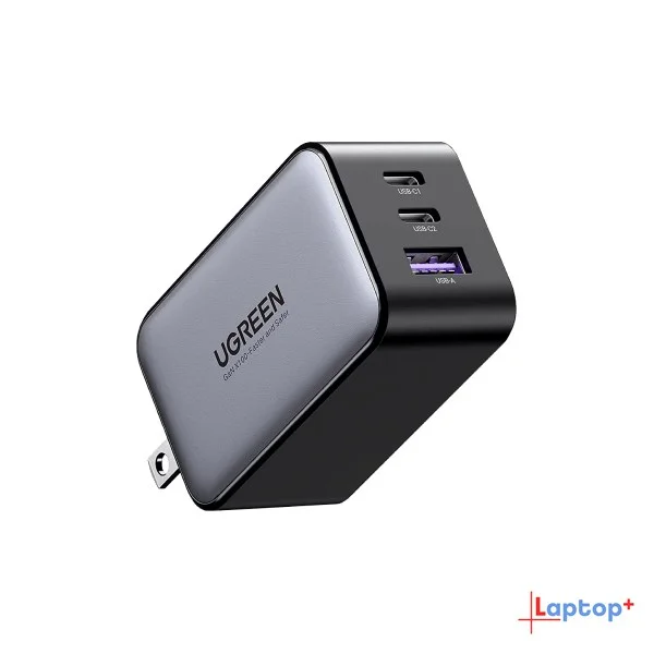 Sạc nhanh Ugreen Nexode GaN 65W 3 cổng (2 USB-C, 1 USB-A) CD244 mới chính hãng